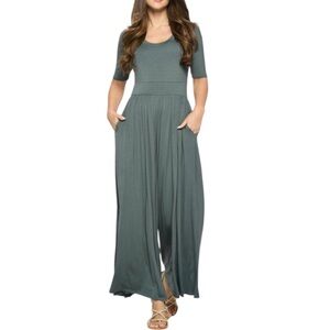 WEST K Women's Jana Short Sleeve Knit
Jumpsuit - Xlarge - Lt Olive